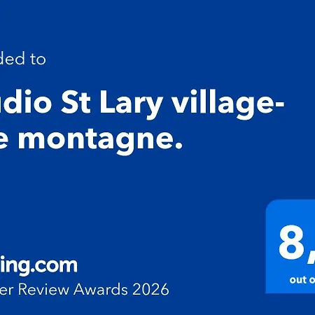 Appartement St Lary Village-vue Montagne. *